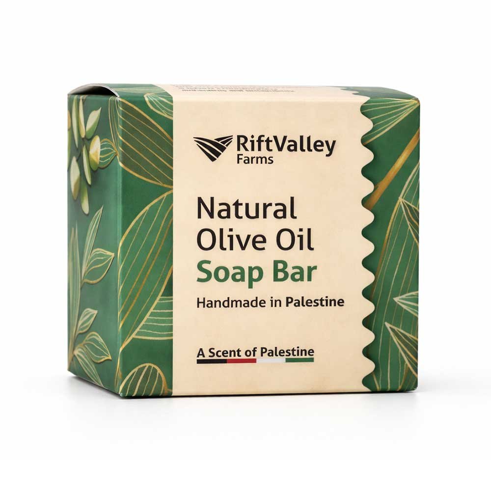 Organic Palestinian Natural Olive Oil Soap Bar Rift Valley Farms 1x130g Organic Palestinian Natural Olive Oil Soap Bar Rift Valley Farms 1x130g