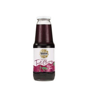 Organic Tart Cherry Juice - 100% - large Biona 1l