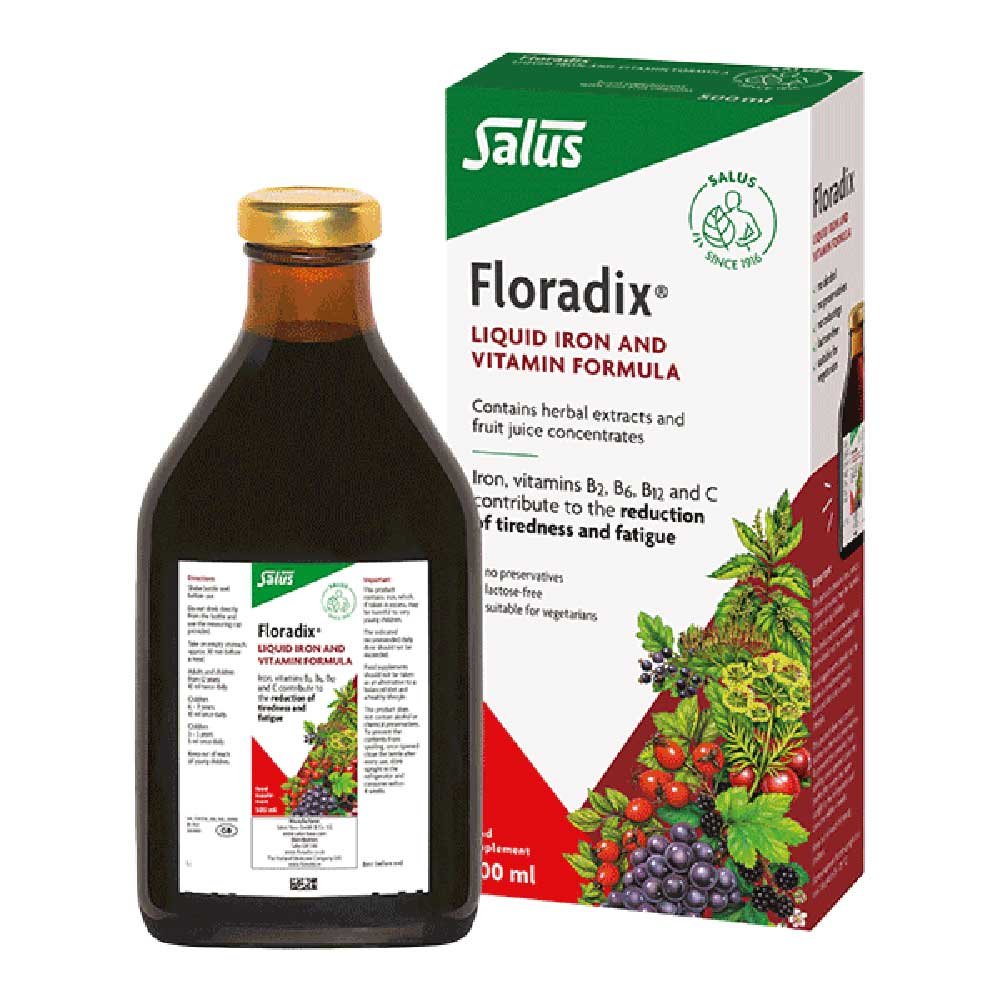 Floradix - liquid iron & vitamins Floradix 500ml Floradix - liquid iron & vitamins Floradix 500ml
