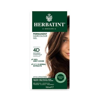 4D - Golden Chestnut - Hair Colour Herbatint 1x1pack 4D - Golden Chestnut - Hair Colour Herbatint 1x1pack