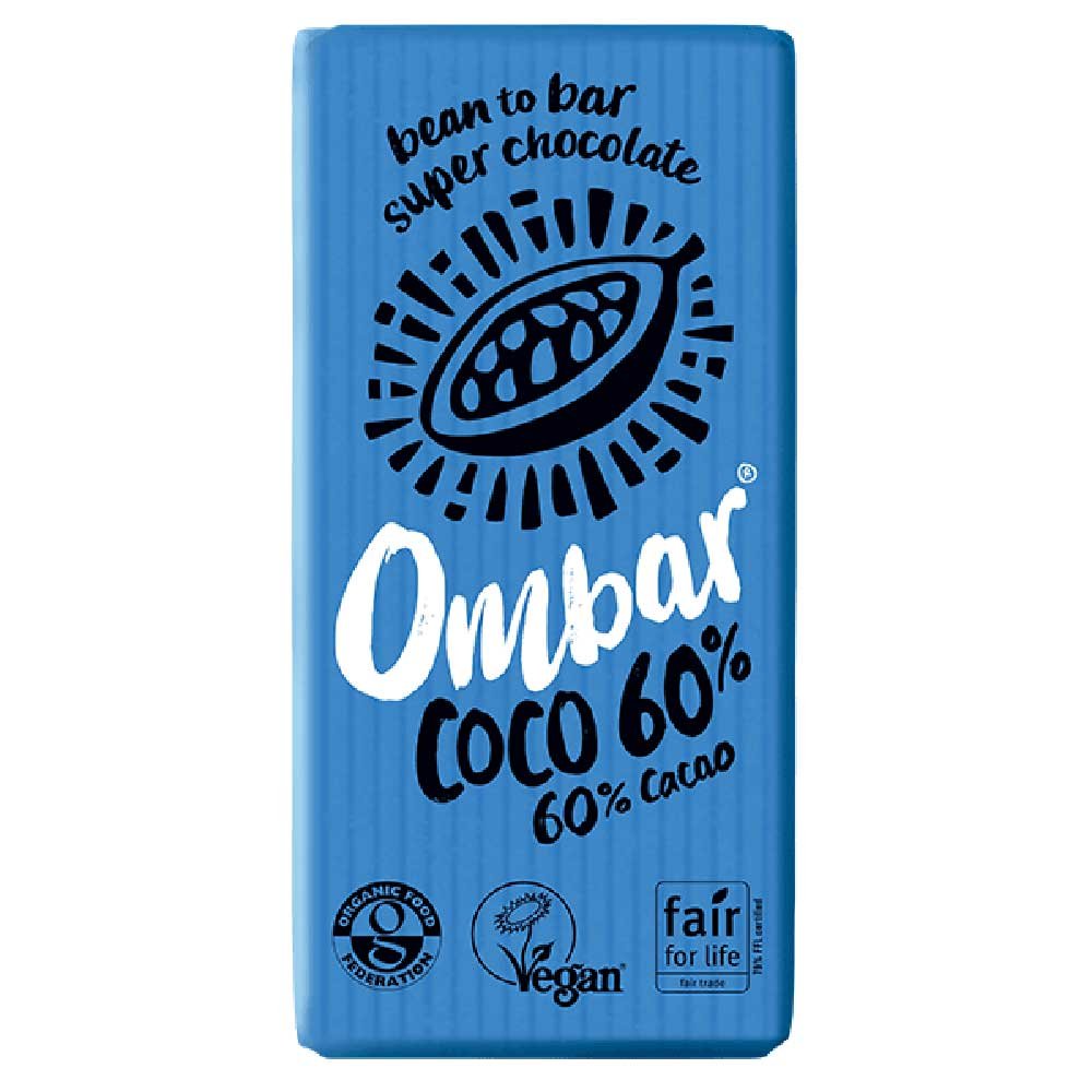 Organic Coconut 60% Chocolate Ombar 35g Organic Coconut 60% Chocolate Ombar 35g