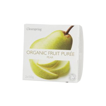 Organic Pear Purée Clearspring 2x100g Organic Pear Purée Clearspring 2x100g