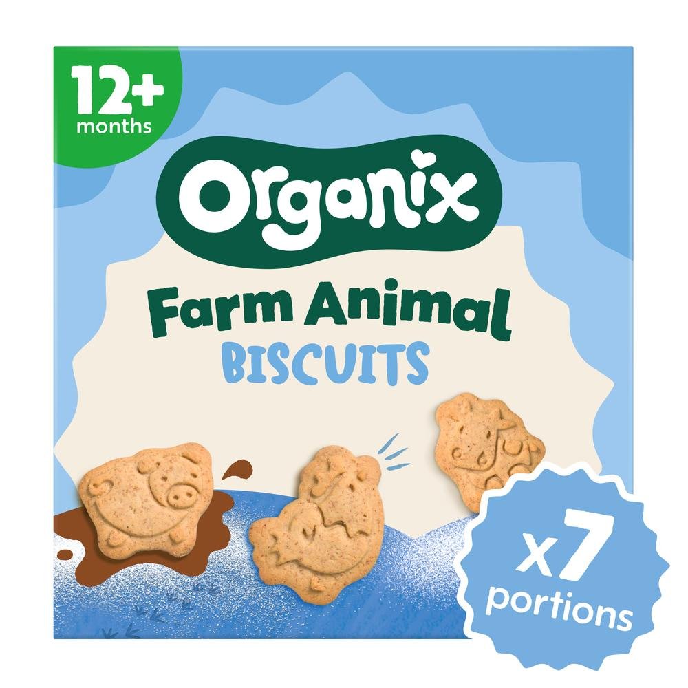 Organic Farm Animal Biscuits Organix 5x100g Organic Farm Animal Biscuits Organix 5x100g