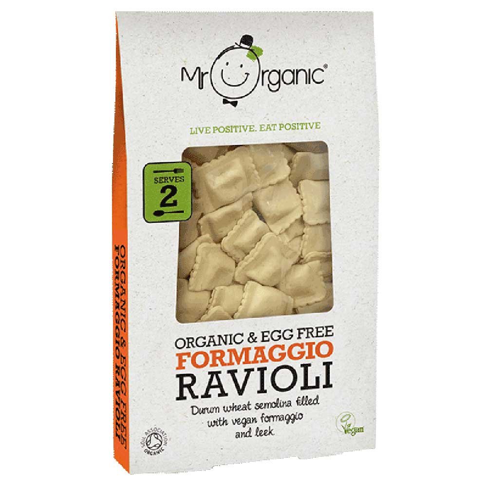 Organic Vegan Formaggio Ravioli Mr Organic 250g Organic Vegan Formaggio Ravioli Mr Organic 250g