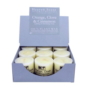 Orange & Clove Essential Oil Candles Heaven Scent 2"x2" Orange & Clove Essential Oil Candles Heaven Scent 2"x2"