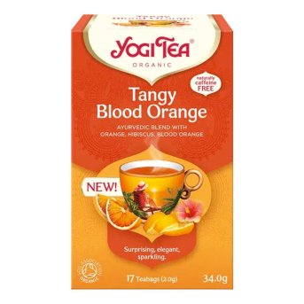 Organic Tangy Blood Orange Tea Yogi Tea 6x17bags Organic Tangy Blood Orange Tea Yogi Tea 6x17bags
