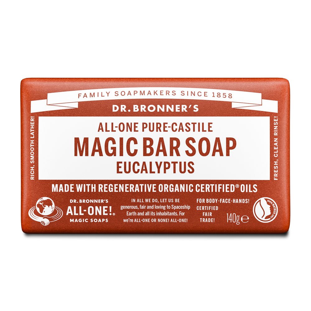 Organic Eucalyptus Soap Bar Dr. Bronner 12x140g