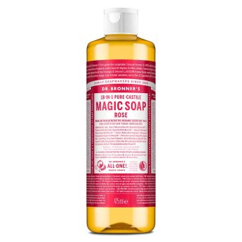 Organic Rose Liquid Soap (1/2 case) Dr. Bronner 6x473ml