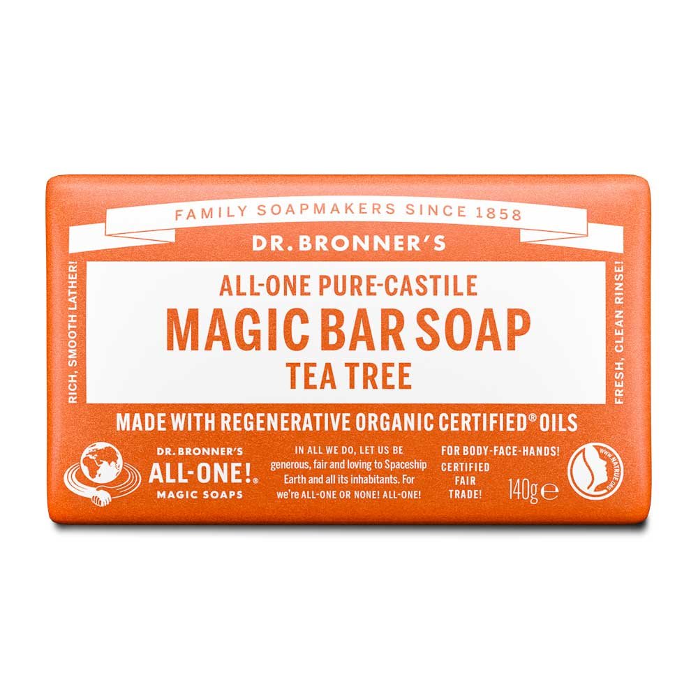 Organic Tea Tree Soap Bar Dr. Bronner 12x140g