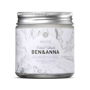 White Natural Toothpaste Ben & Anna 1x100ml White Natural Toothpaste Ben & Anna 1x100ml