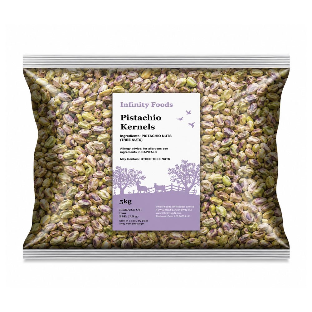Pistachio Kernels - raw Infinity Foods 5kg