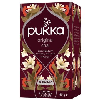Organic Original Chai - cinnamon & cardamom Pukka 4x20bags Organic Original Chai - cinnamon & cardamom Pukka 4x20bags