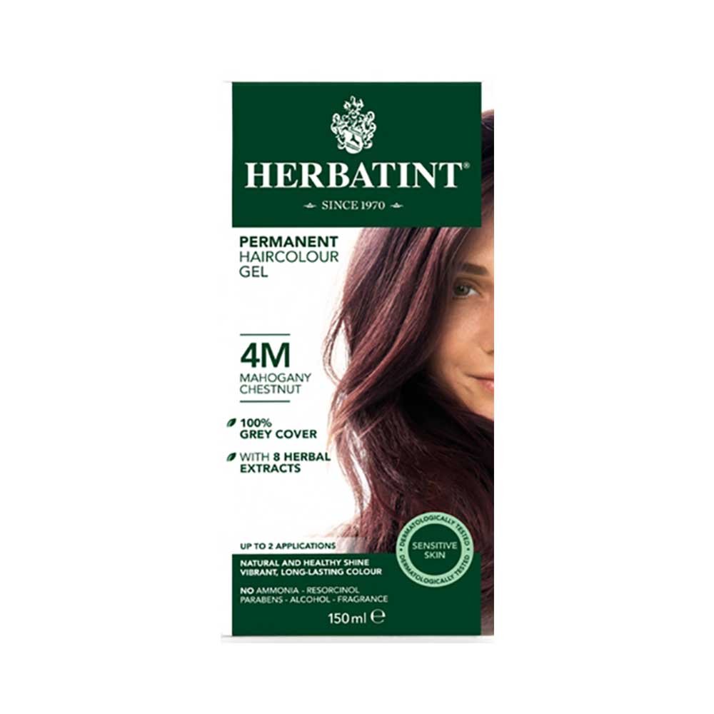 4M - Mahogany Chestnut - Hair Colour Herbatint 1pack 4M - Mahogany Chestnut - Hair Colour Herbatint 1pack