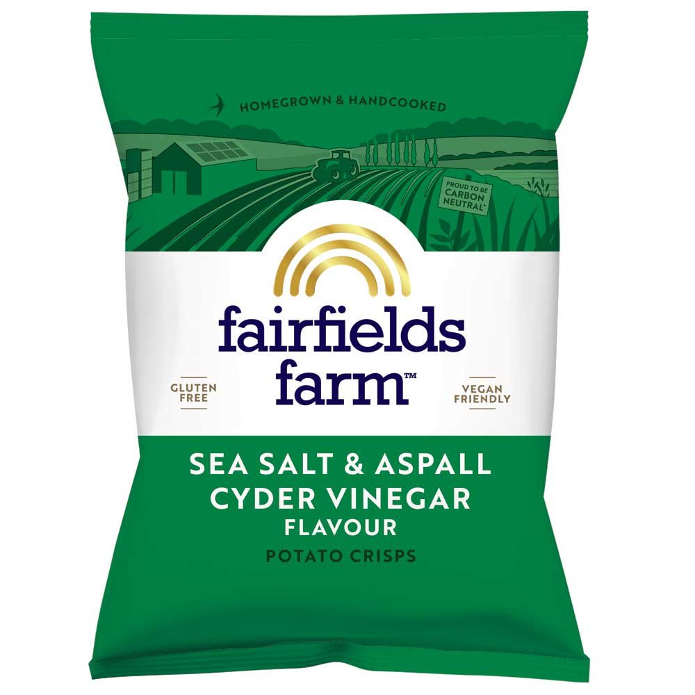 Sea Salt & Aspall Cyder Vinegar Fairfields 150g Sea Salt & Aspall Cyder Vinegar Fairfields 150g