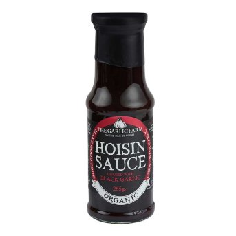 Organic Hoisin Sauce with Infused Black Garlic The Garlic Farm 6x265g Organic Hoisin Sauce with Infused Black Garlic The Garlic Farm 6x265g