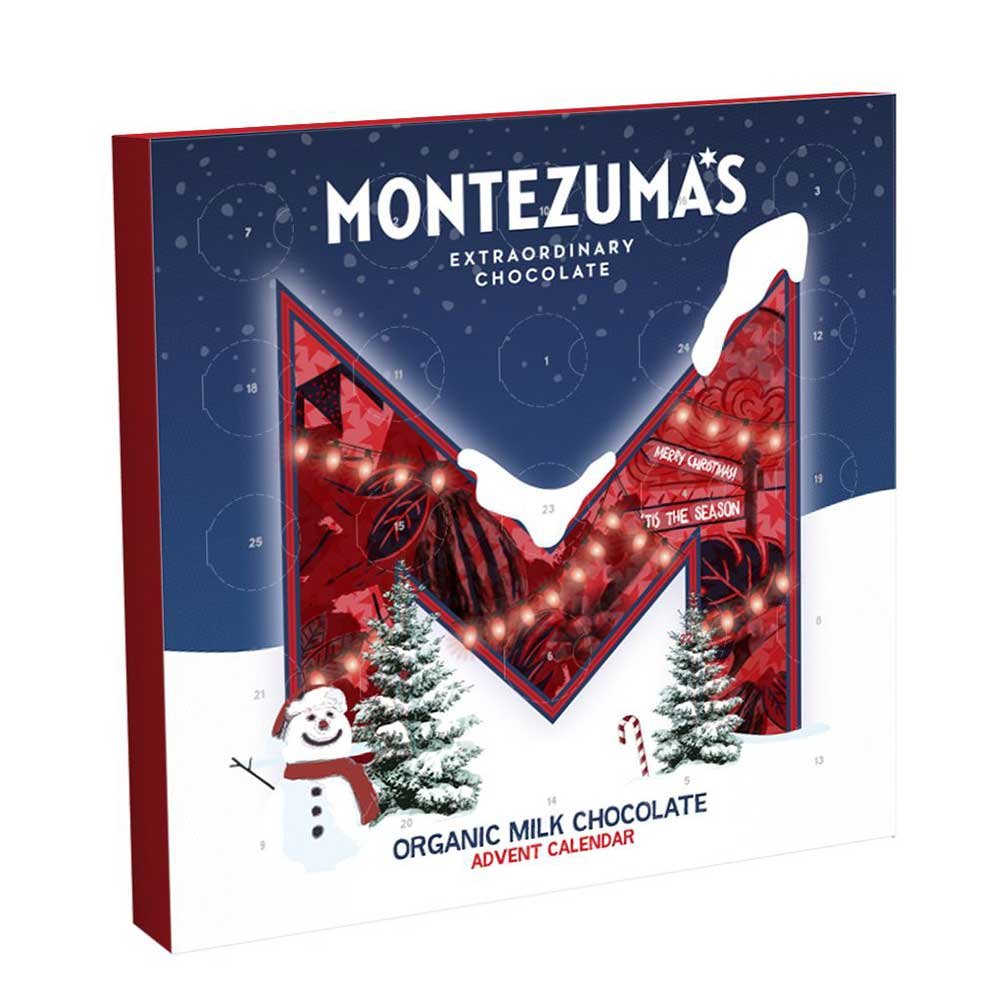 Organic Advent Calendar Milk Montezuma 8x150g Organic Advent Calendar Milk Montezuma 8x150g