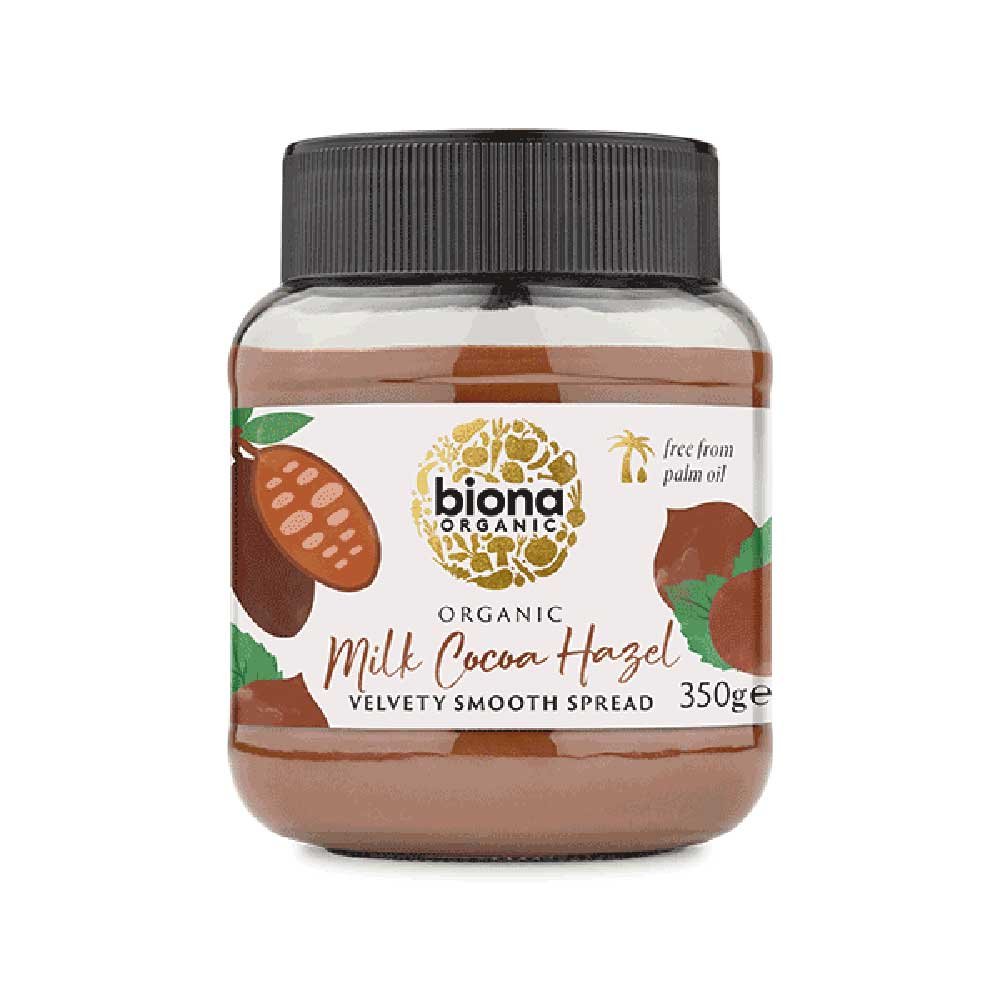 Organic Milk Chocolate Hazelnut Spread Biona 350g Organic Milk Chocolate Hazelnut Spread Biona 350g