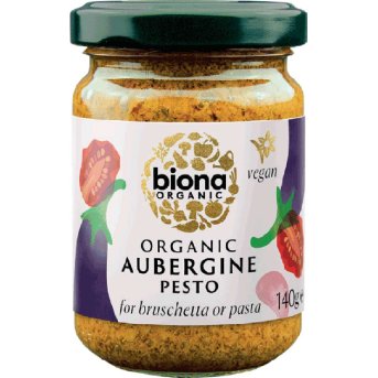 Organic Aubergine Pesto Biona 140g Organic Aubergine Pesto Biona 140g