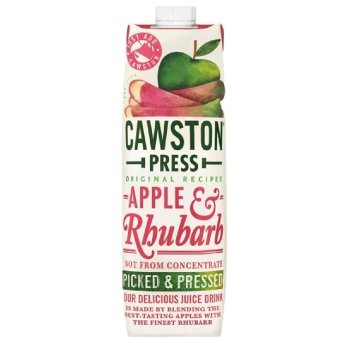 Apple & Rhubarb Cawston Press 1l Apple & Rhubarb Cawston Press 1l