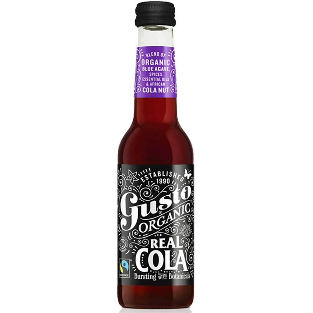 Organic Gusto - Organic Real Cola - FT Gusto 275ml Organic Gusto - Organic Real Cola - FT Gusto 275ml