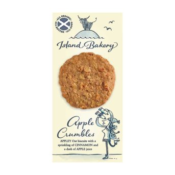 Organic Apple Crumbles Island Bakery 125g