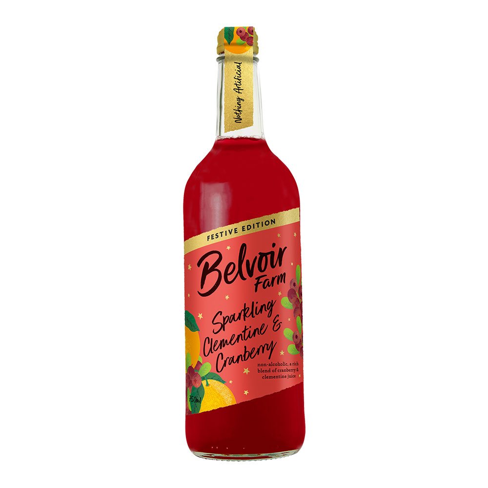 Sparkling Clementine & Cranberry Belvoir 750ml