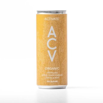 Organic Activate Sparkling ACV with lemon and mint Apealworld 12x250ml