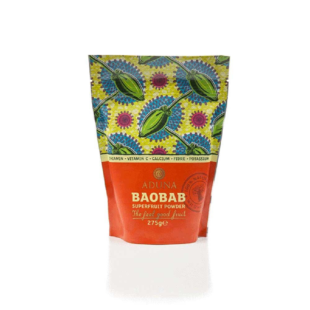Organic Baobab - fruit pulp powder - pouch - single Aduna 27