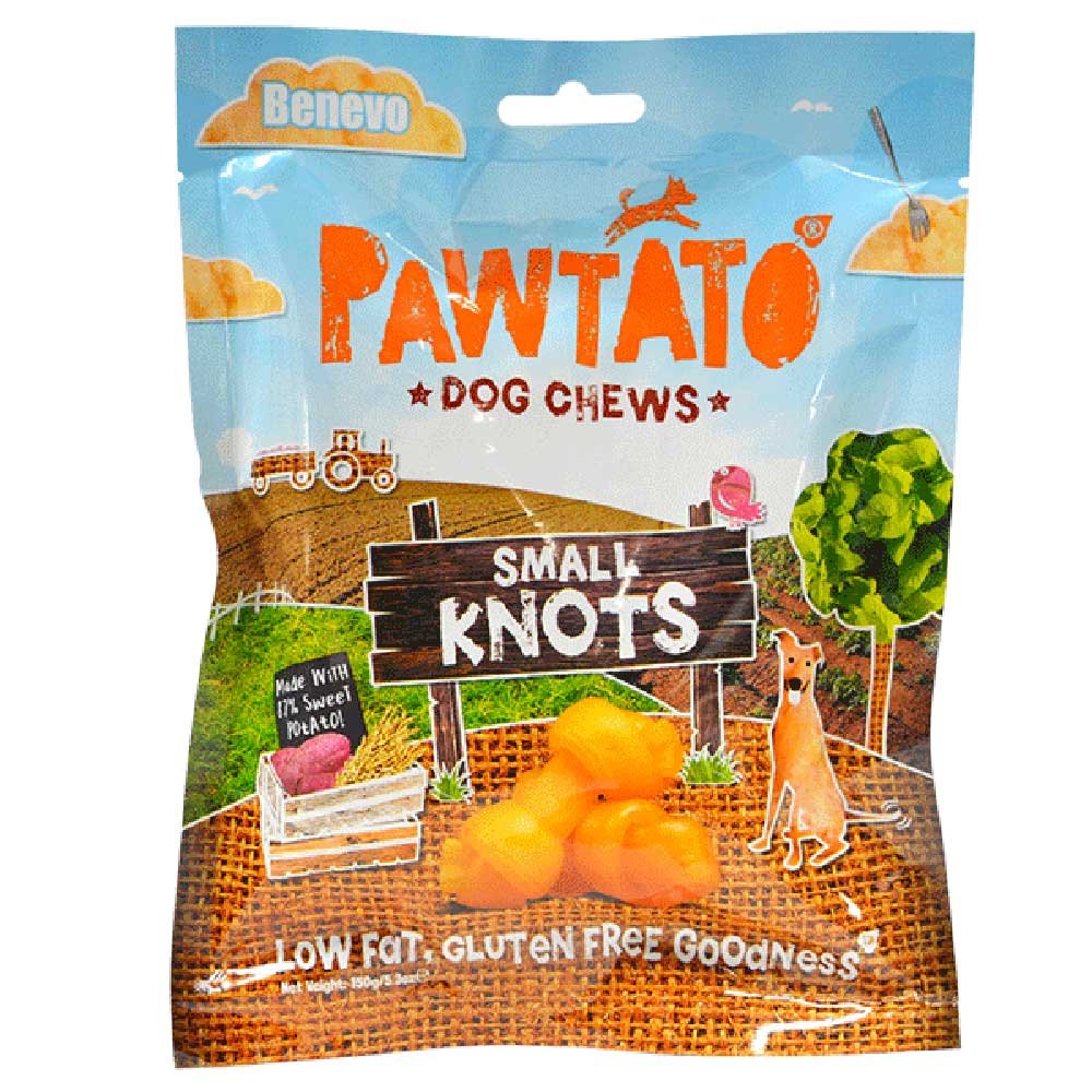 Pawtato Knots - small Benevo 150g