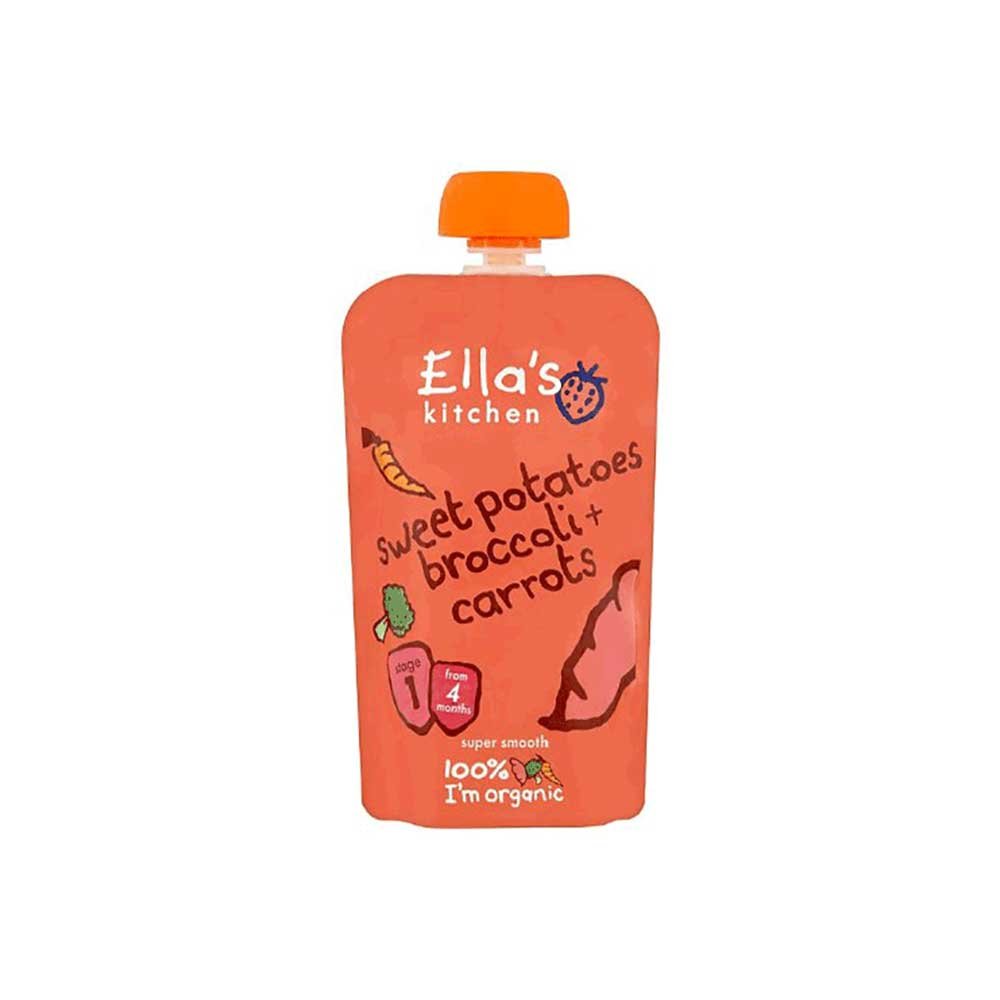 Organic Sweet Potato, Broccoli & Carrots Ella's Kitchen 120g