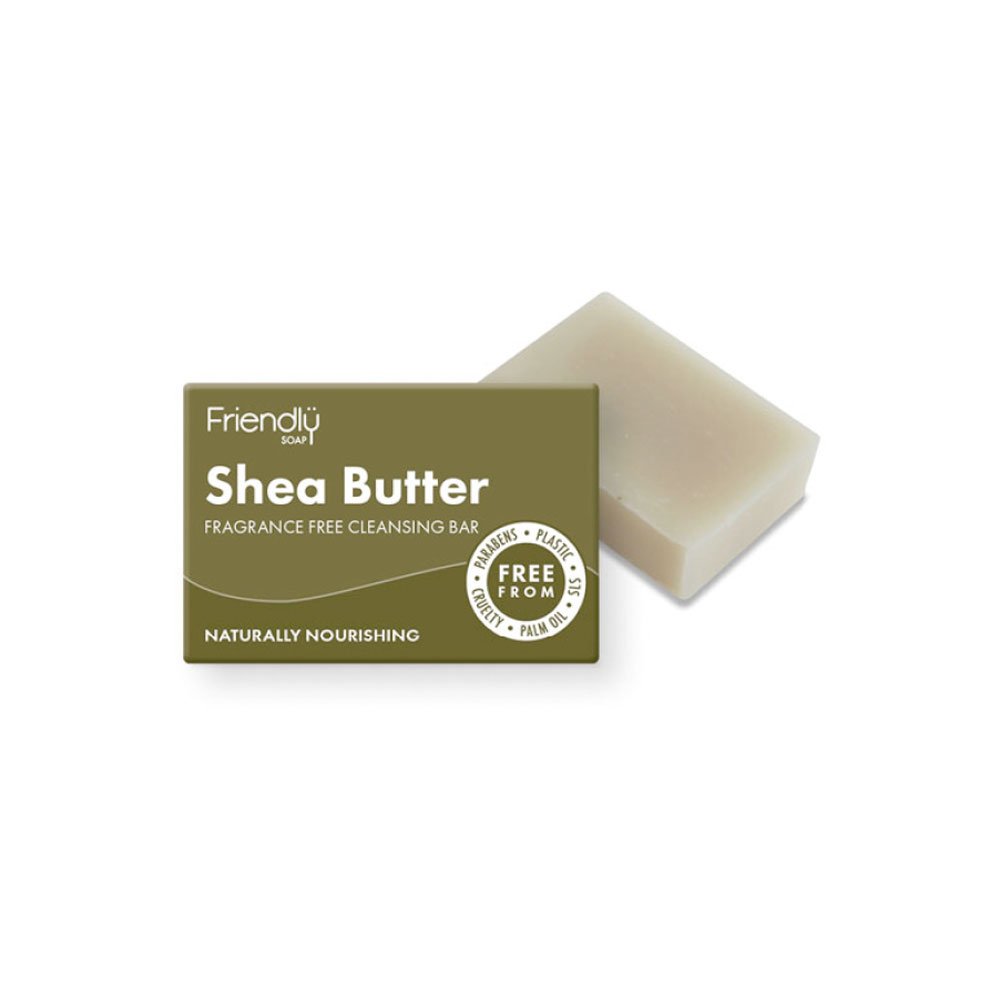 Shea Butter Facial Cleansing Bar Friendly Soap 95g
