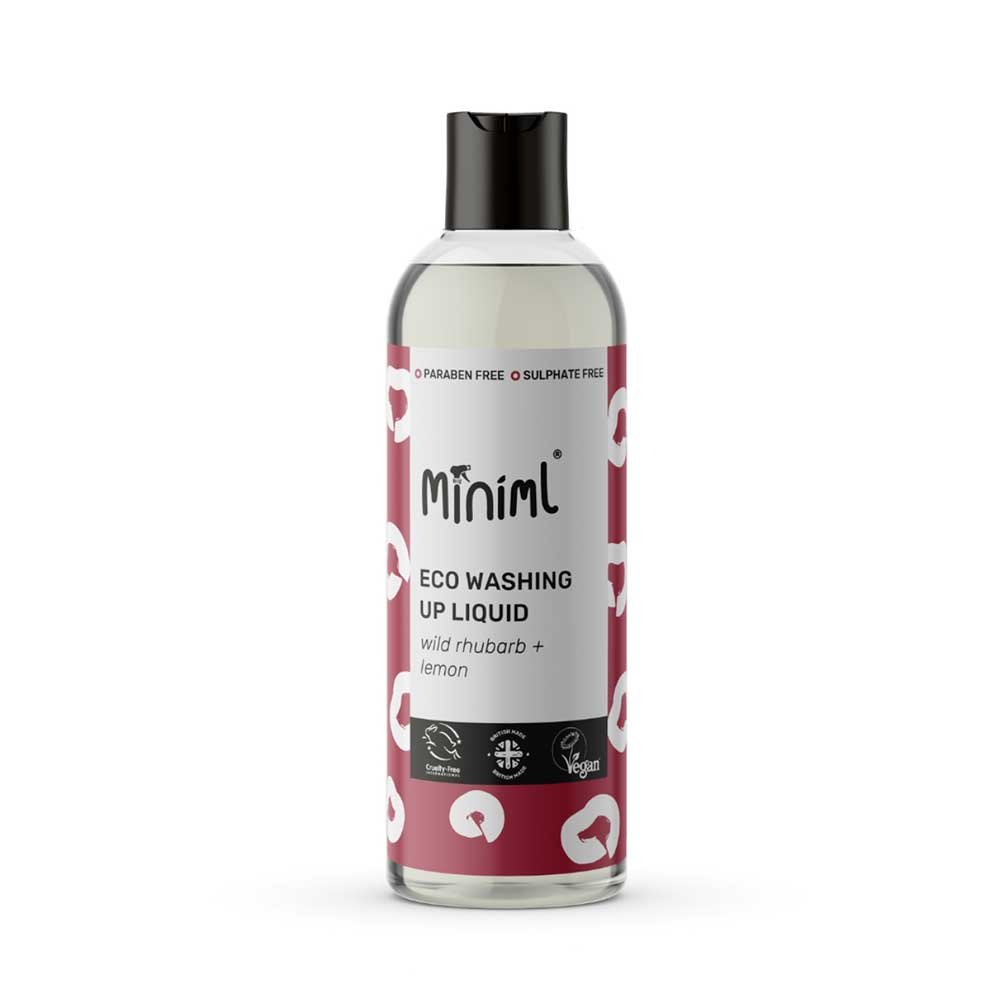 Washing Up Liquid - Rhubarb & Lemon Miniml 500ml Washing Up Liquid - Rhubarb & Lemon Miniml 500ml