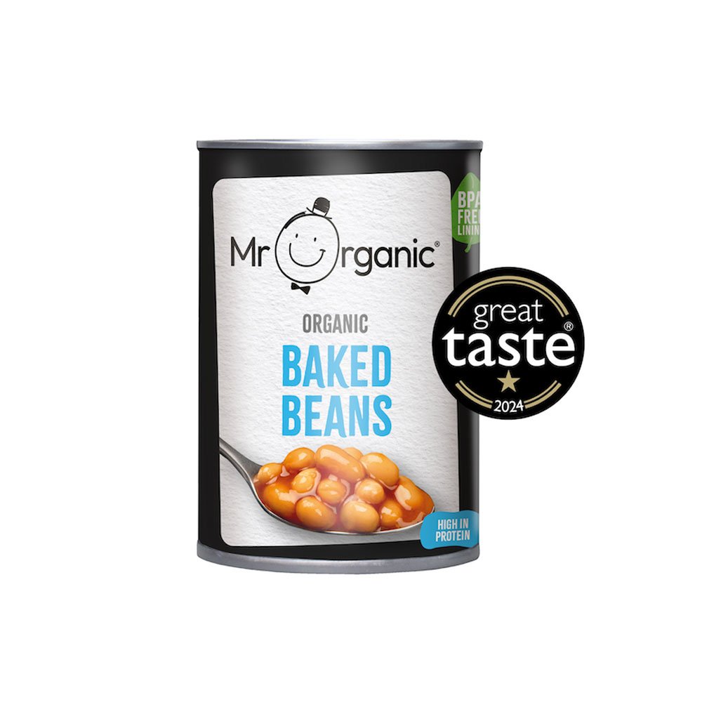 Organic Baked Beans Mr Organic 400g Organic Baked Beans Mr Organic 400g