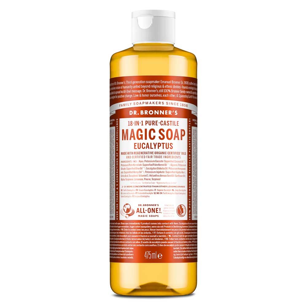 Organic Eucalyptus Liquid Soap (1/2 case) Dr. Bronner 6x473ml