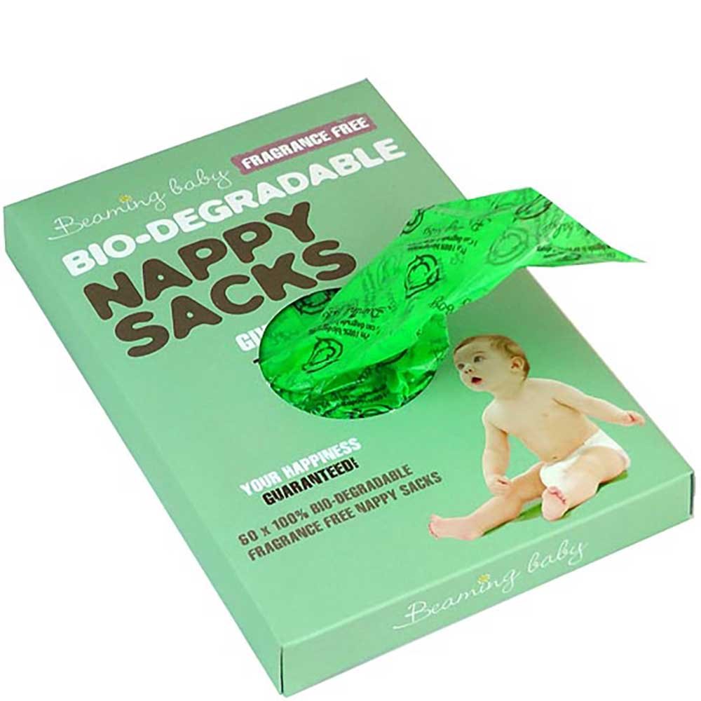 Degradable Nappy Sacks - box - No Fragrance Beaming Baby 60b Degradable Nappy Sacks - box - No Fragrance Beaming Baby 60b