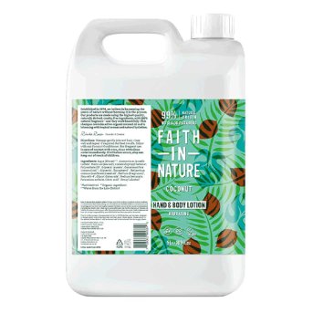 Bulk Coconut Hand & Body Lotion Faith in Nature 5l