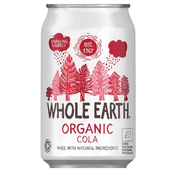 Organic Cola - cans Whole Earth 330ml