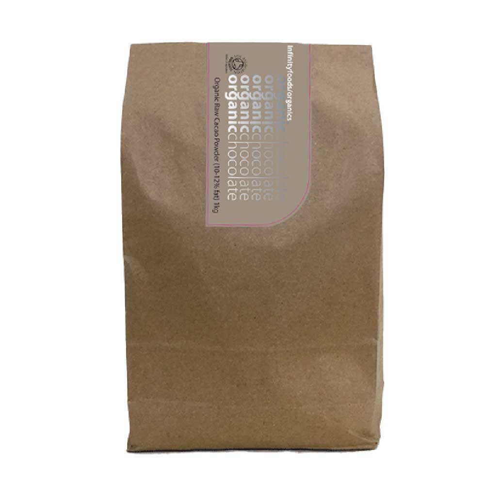 Organic Cacao Powder 10-12% - Raw Infinity Foods 1kg