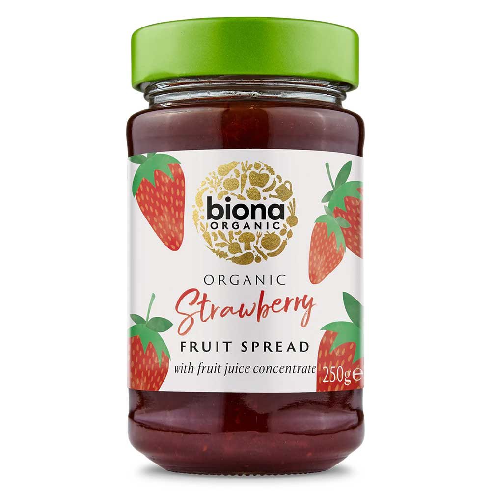 Organic Strawberry Spread Biona 250g