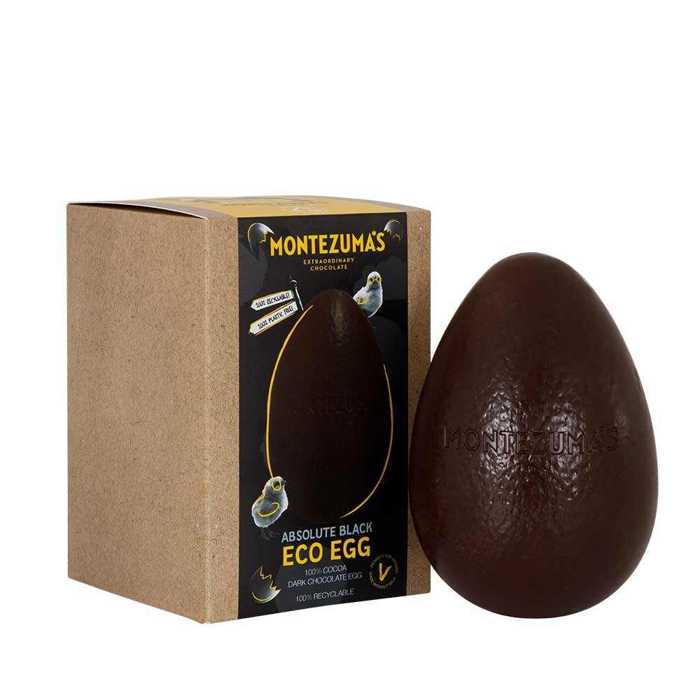 Absolute Black 100% Cocoa Chocolate Eco Egg Montezuma 4x150g