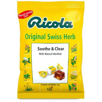 Original Swiss Herb Soothe & Clear - bag Ricola 75g
