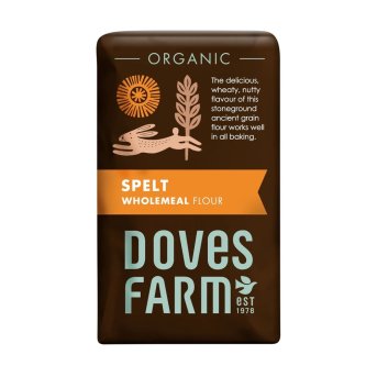 Organic Spelt Wholemeal Flour Doves Farm 5x1kg