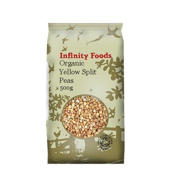Organic Yellow Split Peas Infinity Foods 500g