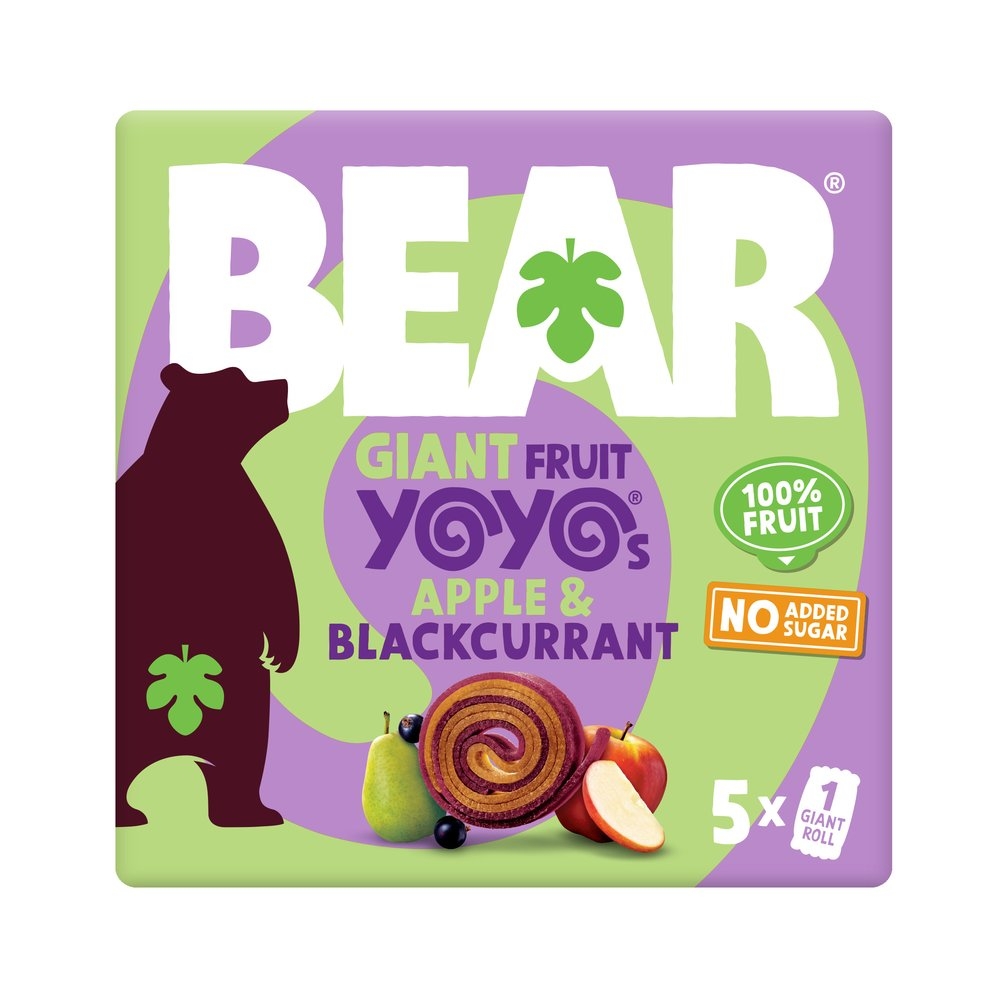 Apple & Blackcurrant Giant Yoyo Bear 6x5x20g Apple & Blackcurrant Giant Yoyo Bear 6x5x20g