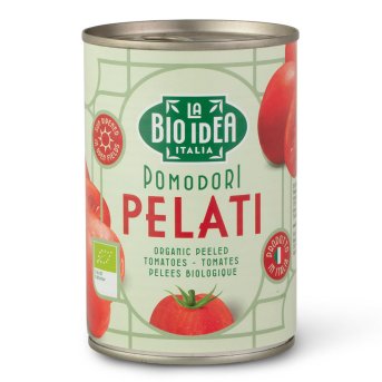Organic Tomatoes - peeled in tins La Bio-Idea 400g Organic Tomatoes - peeled in tins La Bio-Idea 400g