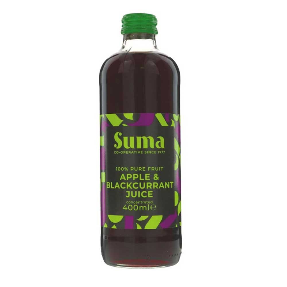 Apple & Blackcurrant Juice - Concentrate Suma 6x400ml