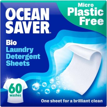 Bio Laundry Detergent Sheets - 60 Pack Ocean Saver 10x60sheets