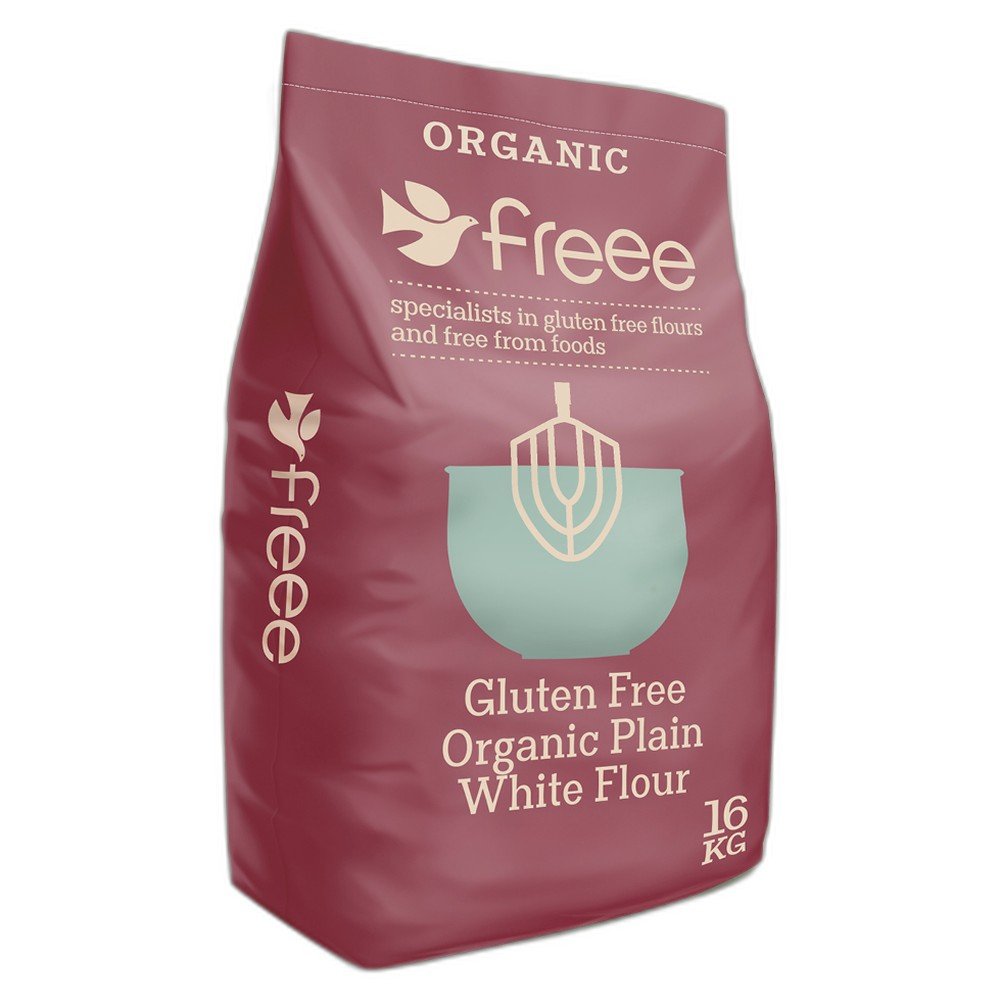 Organic Sack Gluten-free Plain White Flour Doves Farm 16kg Organic Sack Gluten-free Plain White Flour Doves Farm 16kg