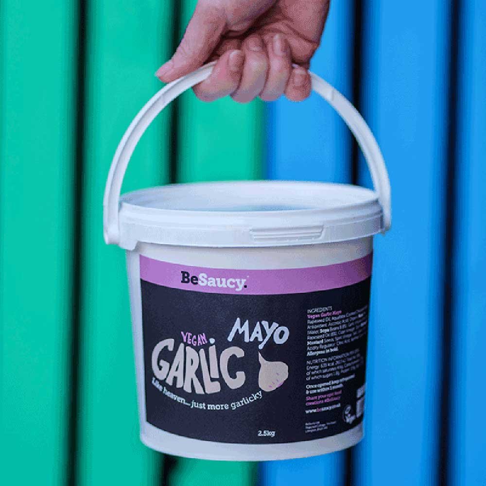Vegan Garlic Mayo - tub BeSaucy 2.5kg