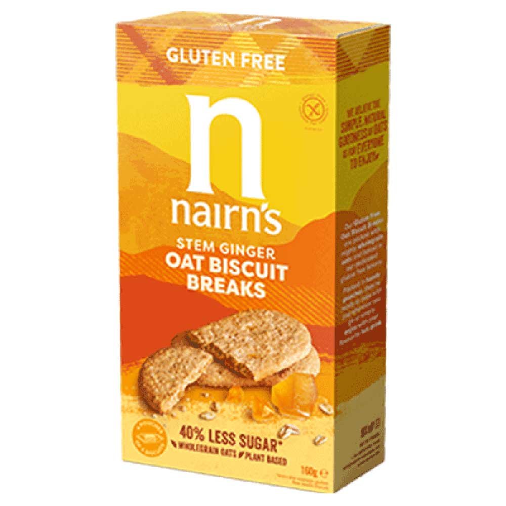 Oat & Stem Ginger Biscuit Break Nairn's 160g